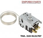 Θερμοστάτης στη συντήρηση (4 επαφών, 077B6532, μήκος πούρου 80cm)